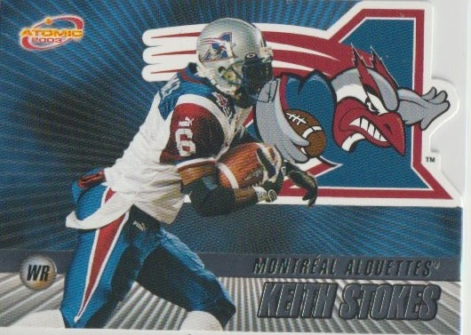 NFL 2003 Atomic CFL - No 56 - Keith Stokes