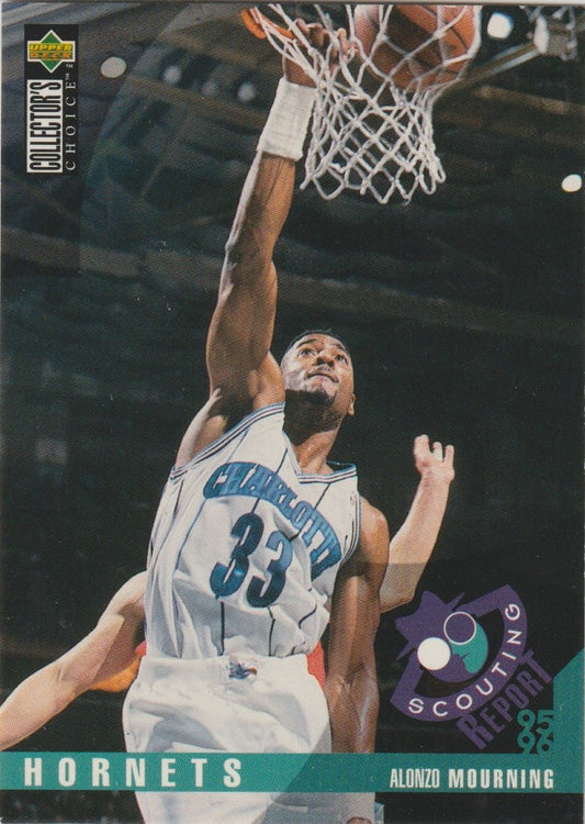 NBA 1995-96 Collector's Choice International German II - No 113 - Alonzo Mourning