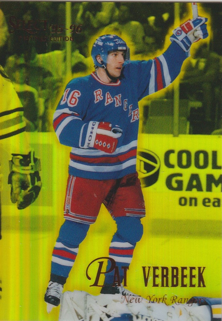 NHL 1995 / 96 Select Certified Mirror Gold - No 108 - Pat Verbeek