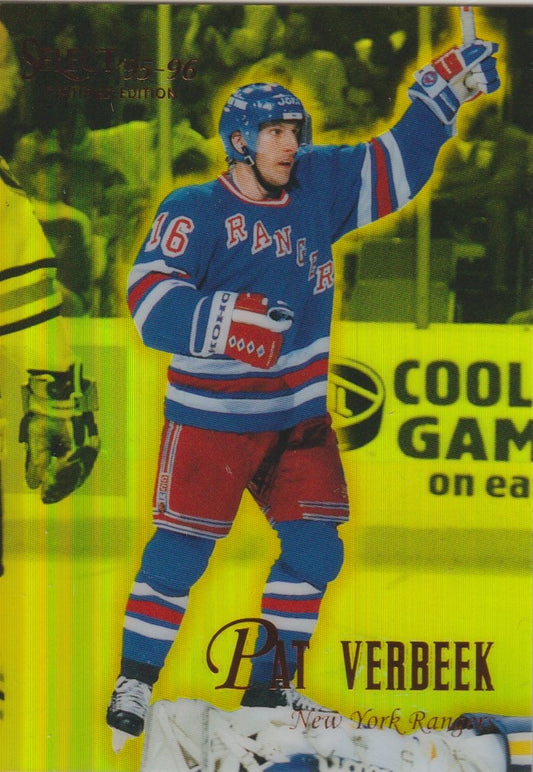 NHL 1995 / 96 Select Certified Mirror Gold - No 108 - Pat Verbeek