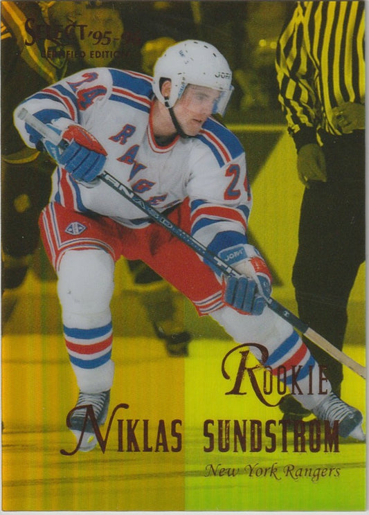 NHL 1995 / 96 Select Certified Mirror Gold - No 135 - Niklas Sundstrom