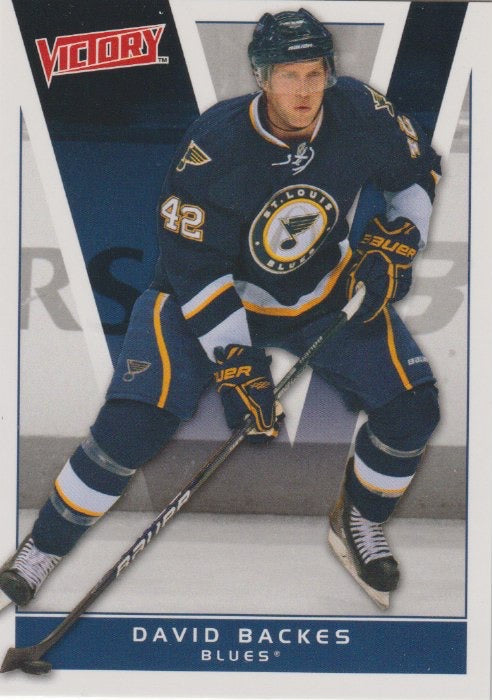 NHL 2010-11 Upper Deck Victory - No 166 - David Backes
