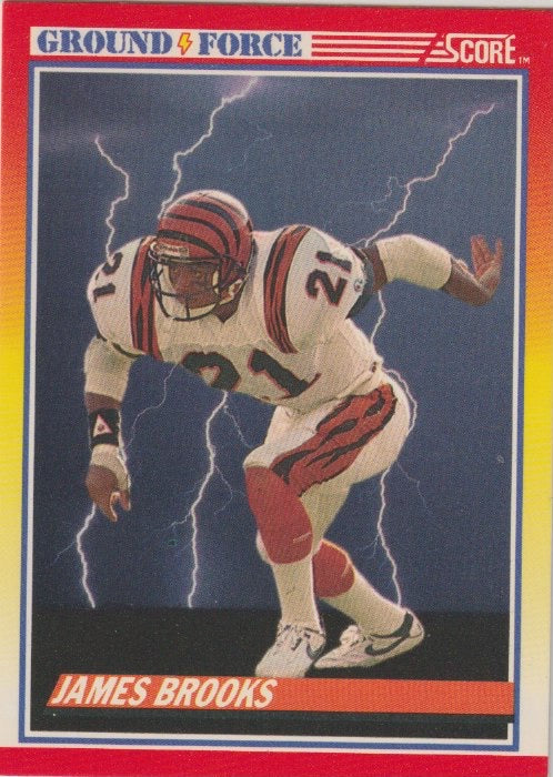 NFL 1990 Score - No 323 - James Brooks
