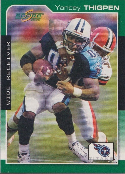 NFL 2000 Score - No 207 - Yancey Thigpen