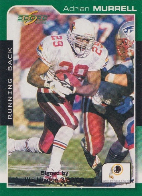 NFL 2000 Score - No 210 - Adrian Murrell