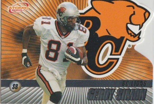 NFL 2003 Atomic CFL - No 9 - Geroy Simon