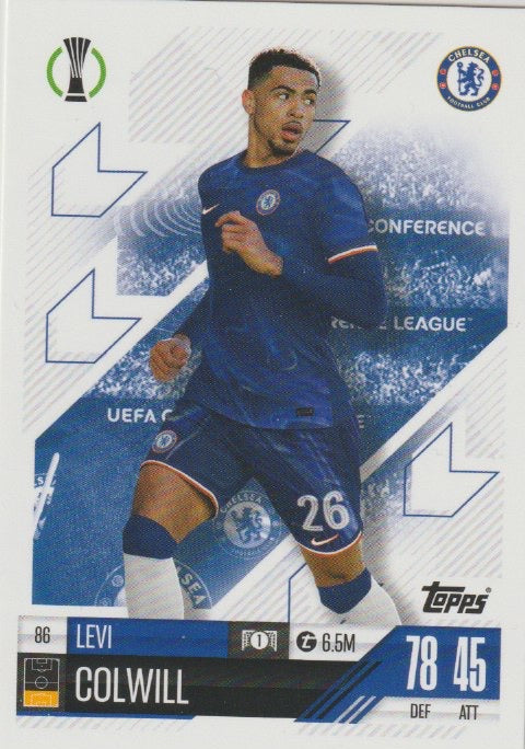 Soccer 2024-25 Match Attax UEFA Champions League - No 86 - Levi Colwill