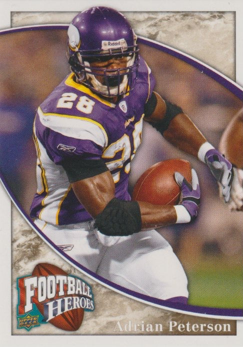 NFL 2009 Upper Deck Heroes - No 49 - Adrian Peterson