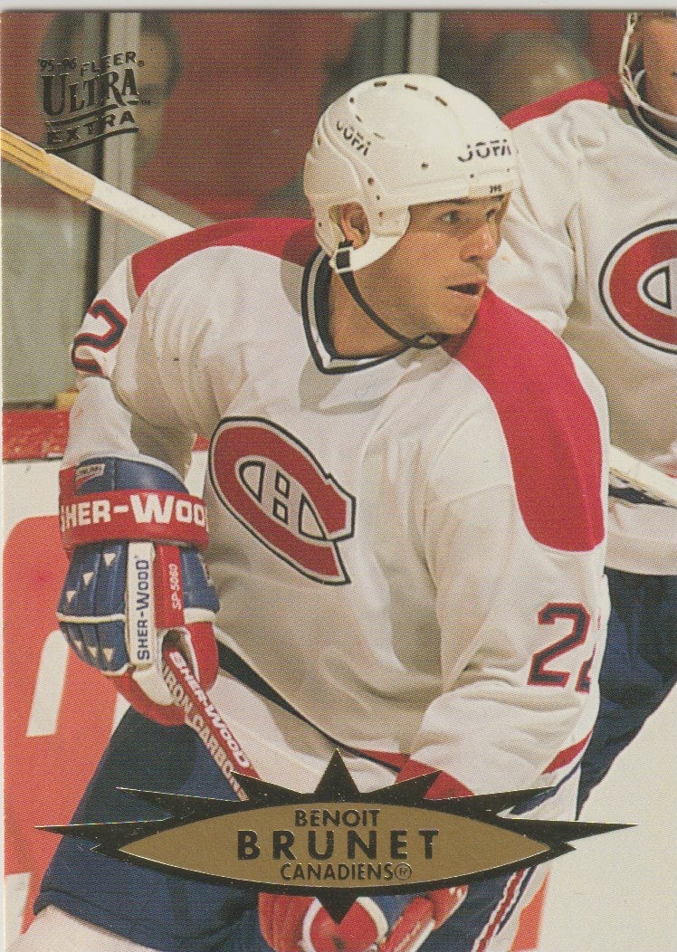 NHL 1995 / 96 Ultra - No 255 - Benoit Brunet