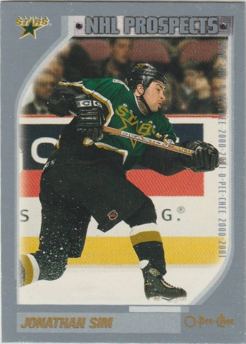 NHL 2000-01 O-Pee-Chee - No 324 - Jonathan Sim