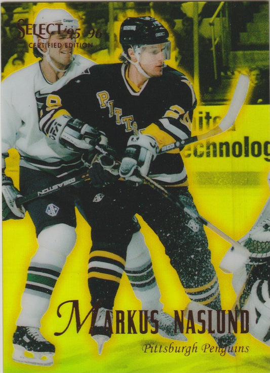 NHL 1995 / 96 Select Certified Mirror Gold - No 106 - Markus Naslund
