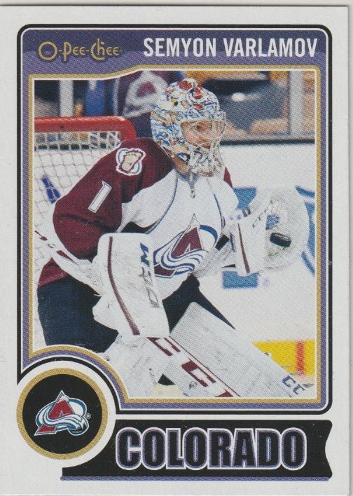 NHL 2014-15 O-Pee-Chee - No 426 - Semyon Varlamov