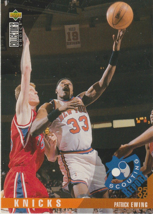 NBA 1995-96 Collector's Choice International German II - No 128 - Patrick Ewing