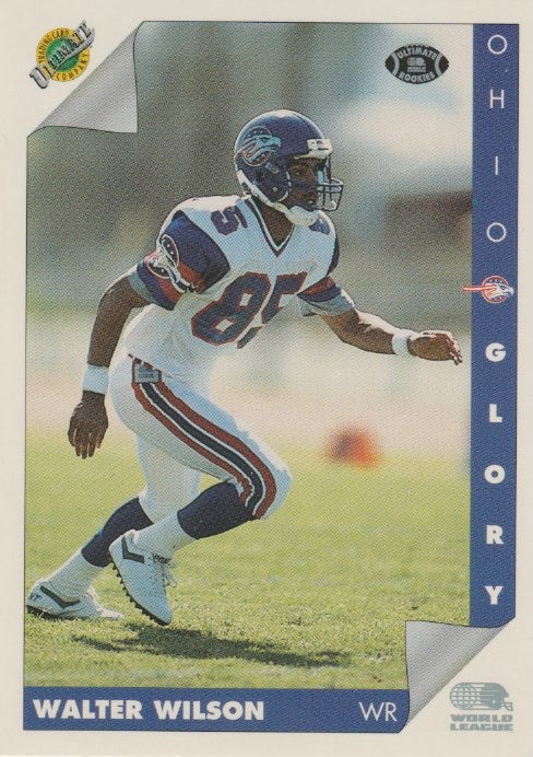 NFL 1992 Ultimate WLAF - No 177 - Walter Wilson