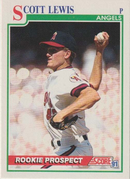MLB 1991 Score - No 759 - Scott Lewis