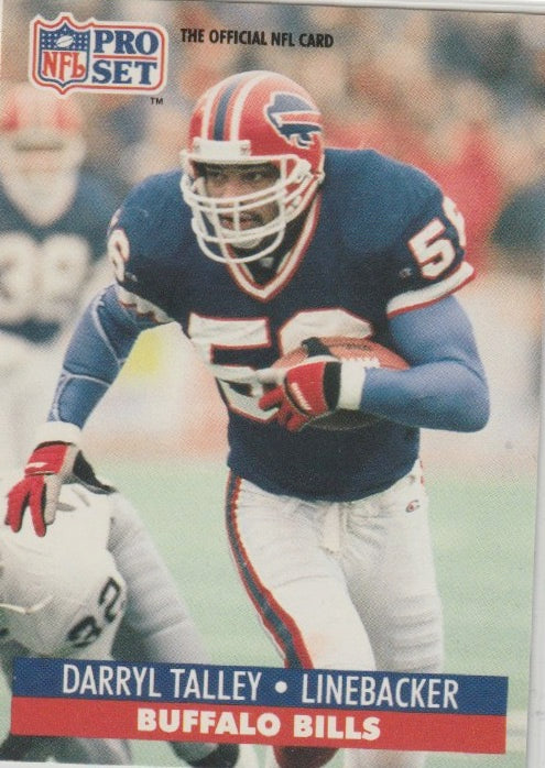 NFL 1991 ProSet - No 84 - Darryl Talley