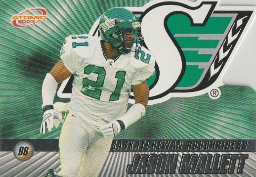 NFL 2003 Atomic CFL - No 73 - Jason Mallett