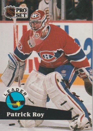 NHL 1991-92 ProSet - No 599 - Patrick Roy