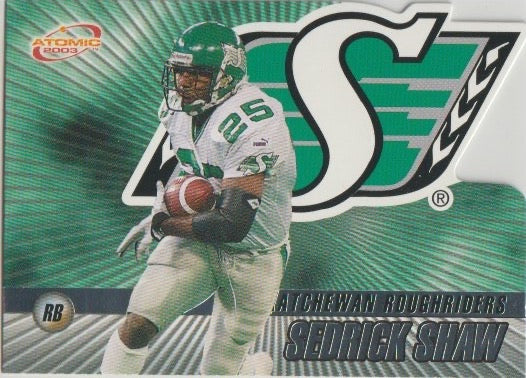 NFL 2003 Atomic CFL - No 77 - Sedrick Shaw