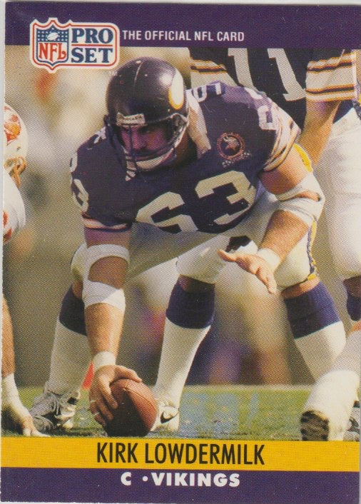 NFL 1990 ProSet - No 572 - Kirk Lowdermilk