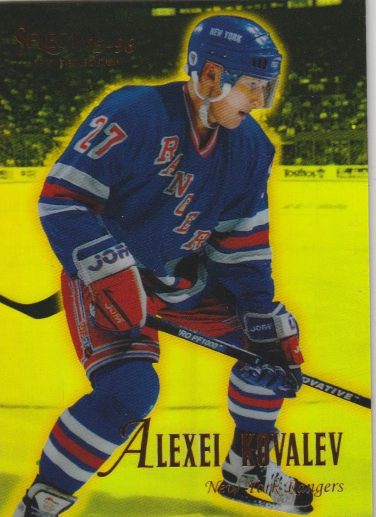NHL 1995 / 96 Select Certified Mirror Gold - No 88 - Alexei Kovalev