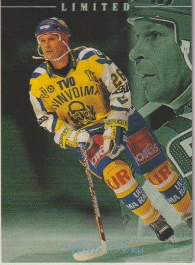 FIN 1995-96 Finnish SISU Limited - No 36 of 108 - Matti Forss