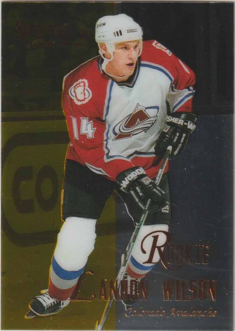 NHL 1995 / 96 Select Certified Mirror Gold - No 134 - Landon Wilson
