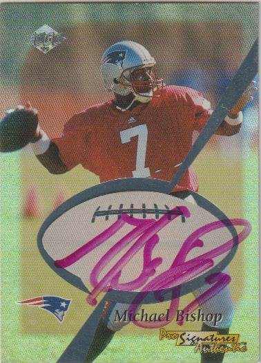 NFL 1999 Collector's Edge Odyssey Pro Signature Authentics - No 2 - Michael Bishop