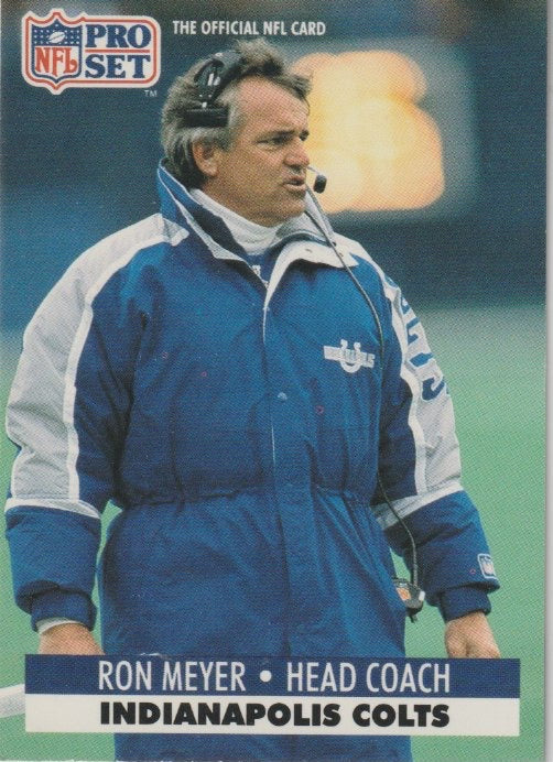 NFL 1991 ProSet - No 180 - Ron Meyer