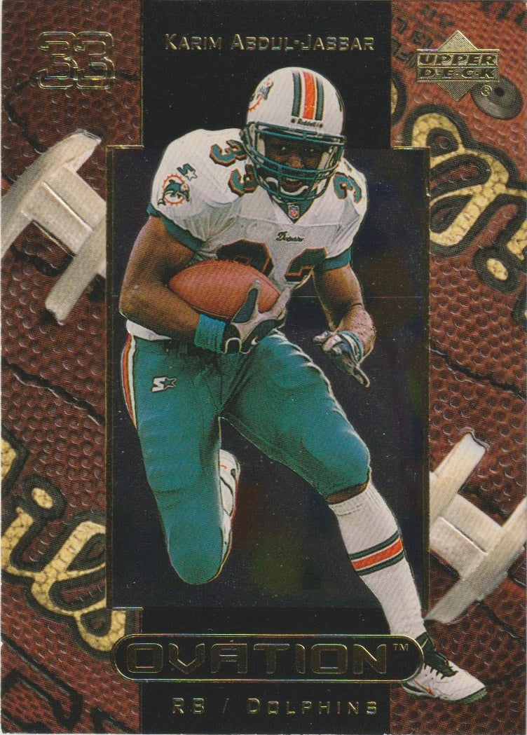 NFL 1999 Upper Deck Ovation - No 30 - Karim Abdul-Jabbar
