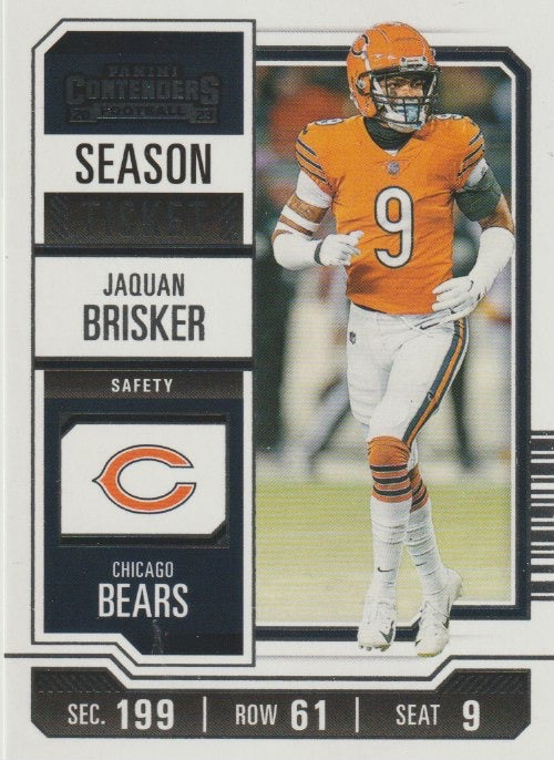 NFL 2023 Panini Contenders - No 19 - Jaquan Brisker