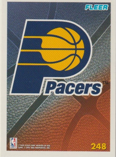 NBA 1994-95 Fleer European - No 248 - Team Logo Indiana Pacers