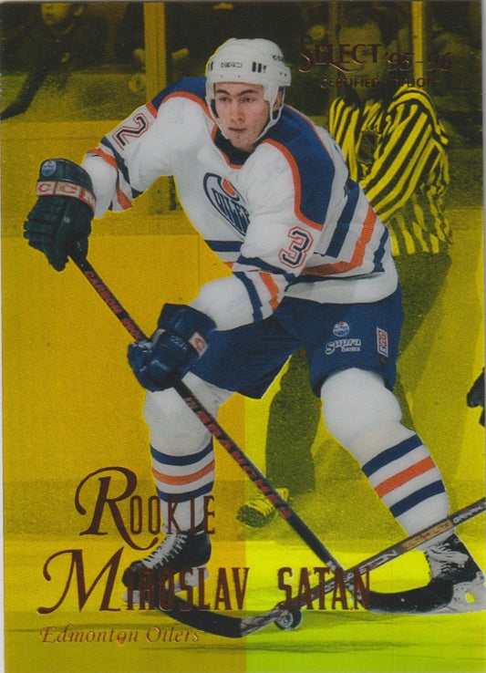 NHL 1995 / 96 Select Certified Mirror Gold - No 125 - Miroslav Satan