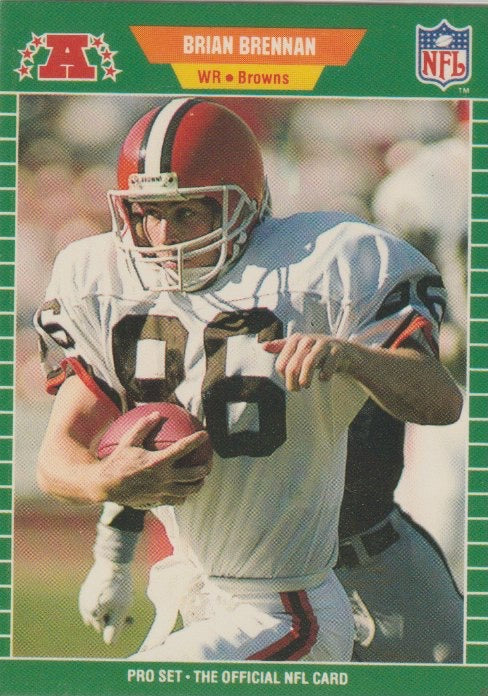 NFL 1989 ProSet - No 73 - Brian Brennan