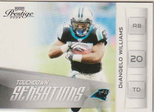 NFL 2009 Playoff Prestige Touch Down Sensations - No 4 - DeAngelo Williams