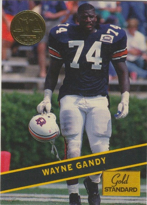 NFL 1994 Signature Rookies Gold Standard - No 37 - Wayne Gandy