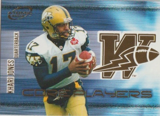 NFL 2003 Atomic CFL Core Players - No 6 - Khari Jones