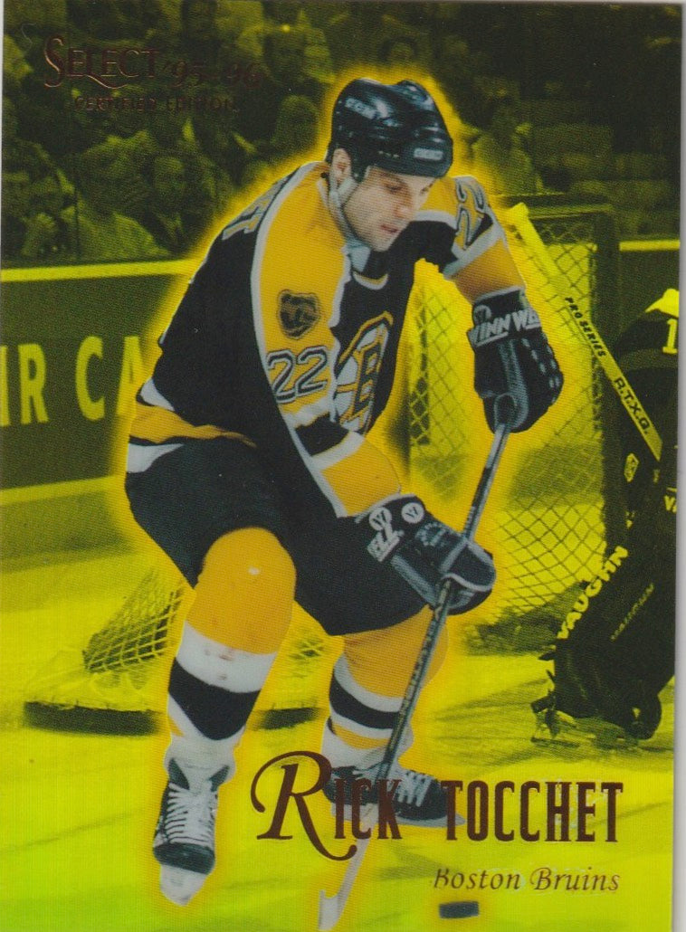NHL 1995 / 96 Select Certified Mirror Gold - No 98 - Rick Tocchet
