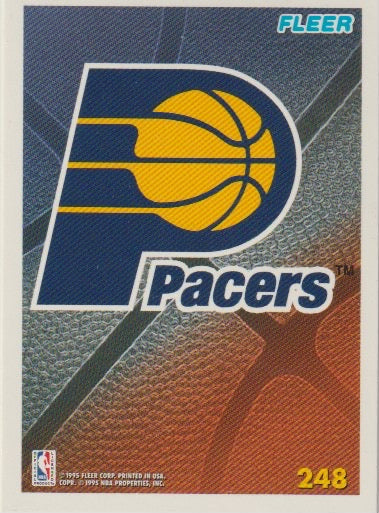 NBA 1994-95 Fleer European - No 248 - Team Logo  Indiana Pacers