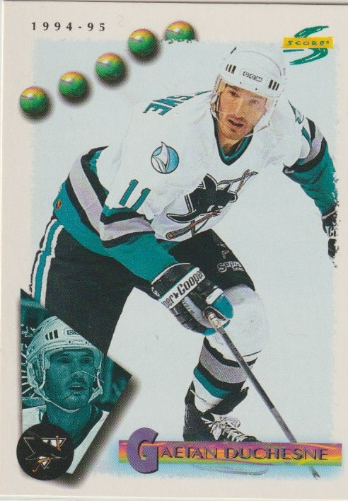 NHL 1994 / 95 Score - No 196 - Gaetan Duchesne