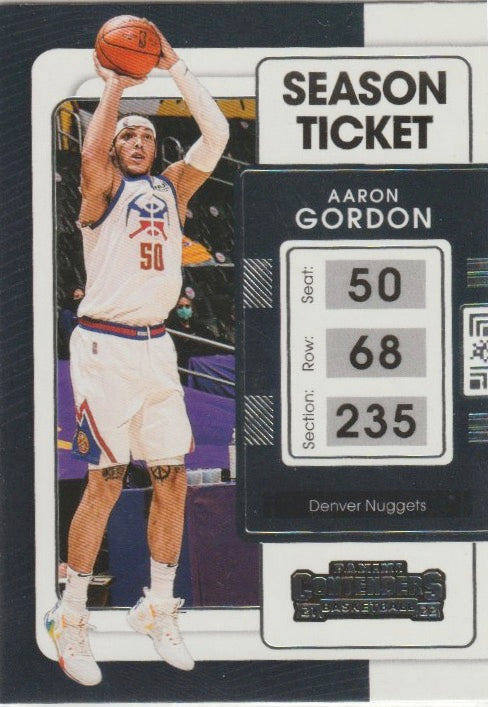 NBA 2021-22 Panini Contenders - No 58 - Aaron Gordon