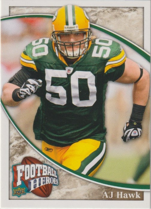 NFL 2009 Upper Deck Heroes - No 45 - A.J. Hawk