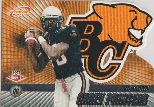 NFL 2003 Atomic CFL - No 8 - Casey Printers