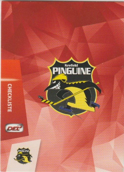 DEL 2014-15 CityPress - No 610 - Checkliste Krefeld Pinguine