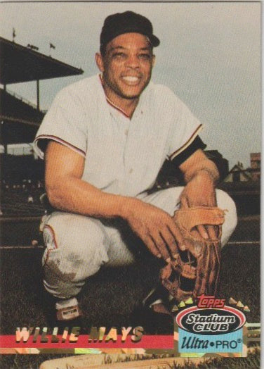 MLB 1993 Stadium Club Ultra-Pro - No 6 of 10 - Willie Mays