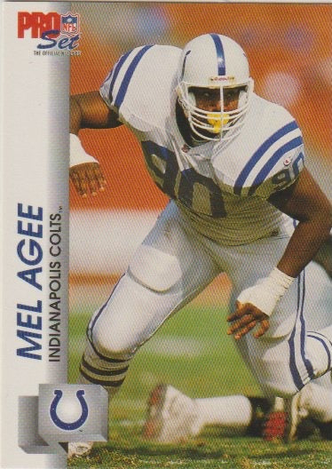 NFL 1992 ProSet - No 518 - Mel Agee