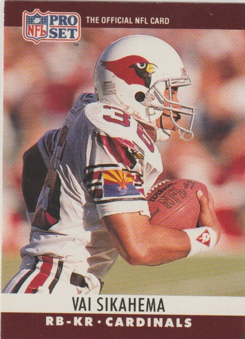 NFL 1990 ProSet - No 262 - Vai Sikahema