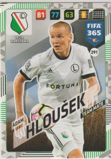 Fussball 2018 Panini FIFA 365 Adrenalyn XL - No 291 - Adam Hlousek