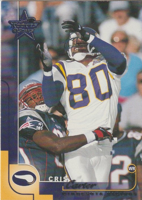 NFL 2000 Leaf Rookies and Stars - No 54 - Cris Carter