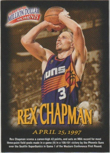 NBA 1997-98 Fleer Million Dollar Moments - No 32 - Rex Chapman